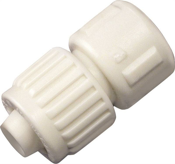 Flair-It 16858 Tube to Pipe Adapter, 1/2 x 3/4 in, PEX x FPT, Polyoxymethylene, White