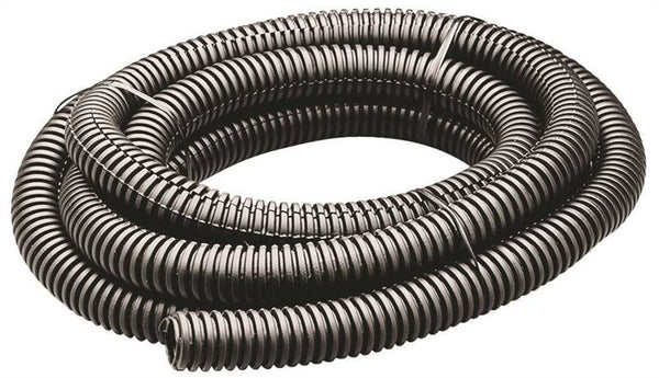 GB FLX-5007T Split Tubing, 1/2 in Dia, 7 ft L, Polypropylene, Black