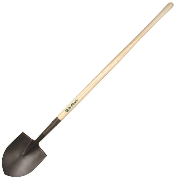 RAZOR-BACK 40104 Irrigation Shovel, 8-7/8 in W Blade, Steel Blade, Hardwood Handle, Long Handle, 48 in L Handle