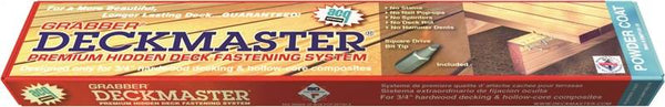 Grabber Construction Deckmaster Series DMP100-10 Hidden Bracket, Powder-Coated