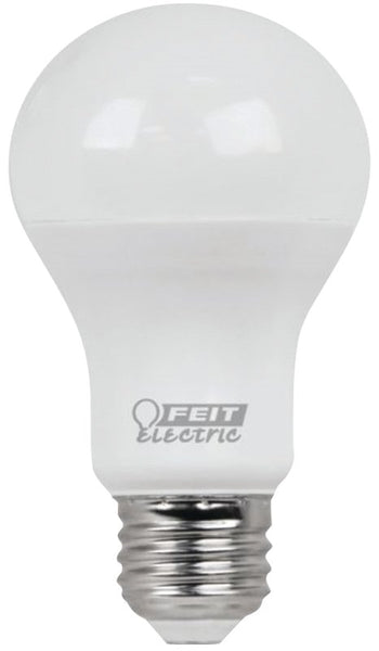 Feit Electric A450/827/10KLED/4 LED Lamp, General Purpose, A19 Lamp, 40 W Equivalent, E26 Lamp Base, White
