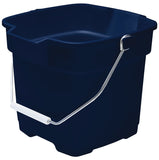 Rubbermaid Roughneck FG296400ROYBL Utility Bucket, 12 qt Capacity, Polyethylene, Royal Blue