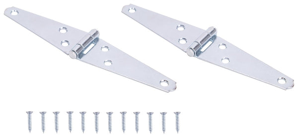 ProSource LSH-Z03-C2PS Strap Hinge, 1.4 mm Thick Leaf, Steel, 180 Range of Motion