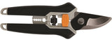 FISKARS 399261-1003 Floral Pruner, 1/2 in Cutting Capacity, Steel Blade, Hardened, Precision-Ground Blade, Steel Handle