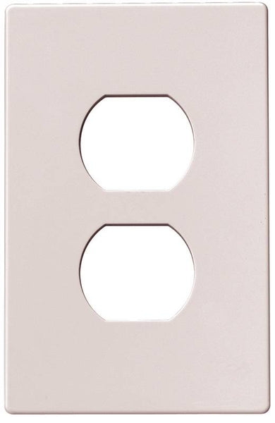 Eaton Wiring Devices PJS8W Wallplate, 4-1/2 in L, 2-3/4 in W, 1 -Gang, Polycarbonate, White, High-Gloss
