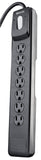 Woods 41496 Surge Protector, 7 -Outlet, 1440 J Energy, Black