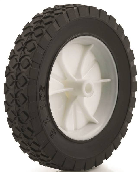 DH CASTERS W-PH80134P4 Hub Wheel, Light-Duty, Rubber, For: Lawn Mowers, Garden Carts and Other Portable Equipment's
