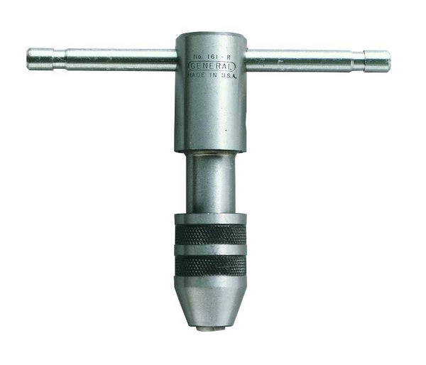 GENERAL 161R Tap Wrench, 3-1/2 in L, Steel, T-Shaped Handle