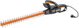 WORX WG217 Electric Hedge Trimmer, 4.5 A, 120 V, 3/4 in Cutting Capacity, 24 in L Blade, Black