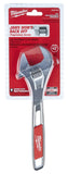 Milwaukee 48-22-7410 Adjustable Wrench, 10 in OAL, 1-3/8 in Jaw, Steel, Chrome, Ergonomic Handle