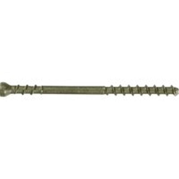 CAMO 345139 Deck Screw, #7 Thread, 2-3/8 in L, Trim Head, Star Drive, Carbon Steel, ProTech-Coated