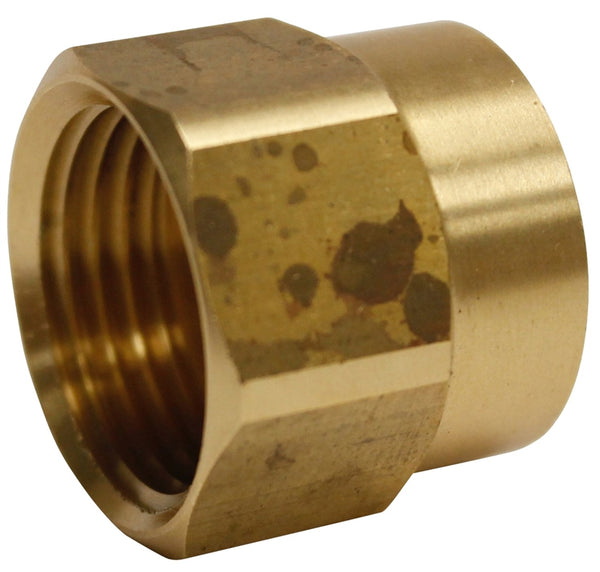 Plumb Pak PP850-64 Hose Adapter, 3/4 x 3/4 in, FHT x FIP, Brass, For: Garden Hose