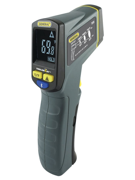 GENERAL ToolSmart TS05 Infrared Thermometer Kit, -40 to 1076 deg F, 1 deg Resolution