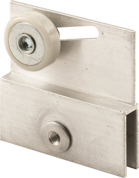 Prime-Line M 6054 Shower Door Top Bracket, Aluminum, Chrome, For: Frameless Shower Doors