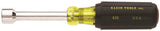 KLEIN TOOLS 630-3/8 Nut Driver, 3/8 in Drive, 6-3/4 in OAL, Cushion-Grip Handle, Chrome Handle, 3 in L Shank