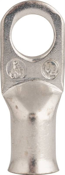 GB AML-206 Compression Lug, 2 AWG Wire, 3/8 in Stud, Copper Contact, Silver