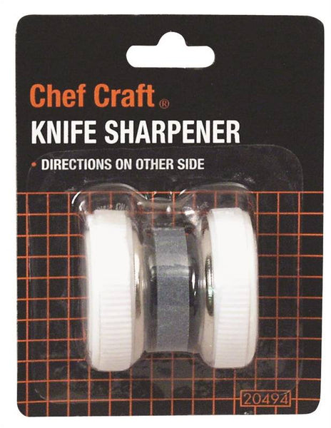 CHEF CRAFT 20494 Knife Sharpener, White