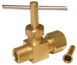 Dial 9421 Needle Valve, Straight, Brass, For: Evaporative Cooler Purge Systems