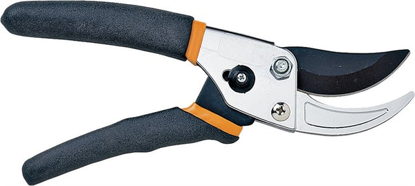 FISKARS 91095935J Bypass Pruner, 5/8 in Cutting Capacity, Steel Blade, Non-Slip Grip Handle