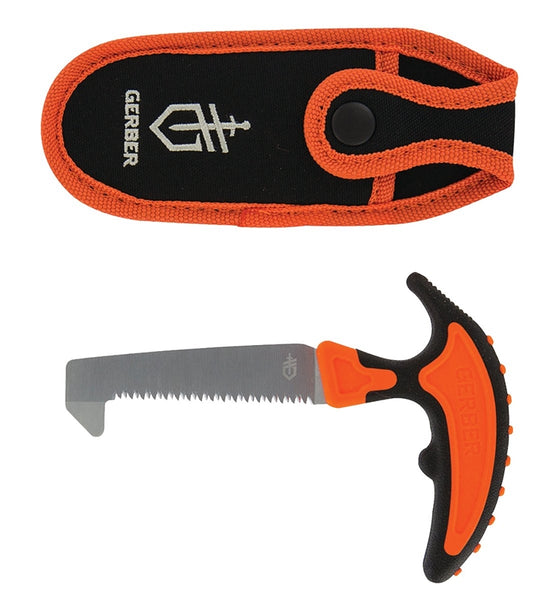 GERBER 31-002741N Pack Saw, Polymer, Black/Orange