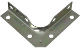 National Hardware V114 Series N245-407 Corner Brace, 3 in L, 5/8 in W, 3 in H, Steel, Zinc, 0.04 Thick Material