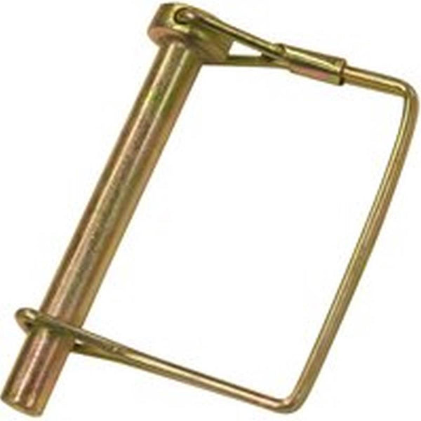 SpeeCo S07096400 PTO Locking Pin, 3/8 in Dia Pin, 2-1/4 in OAL, Steel, Yellow Zinc Dichromate