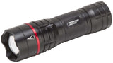 PowerZone 12093 Tactical Flashlight, AAA Battery, LED Lamp, 500 Lumens, 140 m Beam Distance, 2.5 hrs Run Time