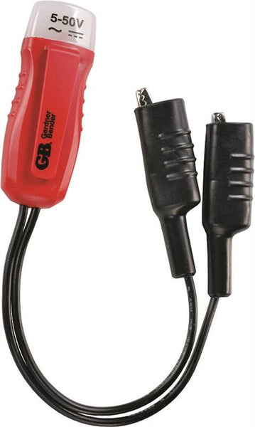 GB GET-3202 Twin Probe Circuit Tester, 5 to 50 V, Functions: Voltage, Red