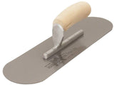 Marshalltown SP16 Pool Trowel, Hardened Steel Blade, Curved Handle, Wood Handle, 4-1/2 in OAW