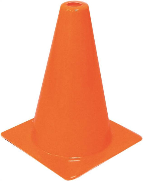 HY-KO SC-12 Traffic Safety Cone, 12 in H Cone, Vinyl Cone, Fluorescent Orange Cone