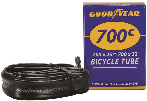 KENT 91082 Bicycle Tube, Butyl Rubber, Black, For: 700c x 25 to 32 in W Bicycle Tires
