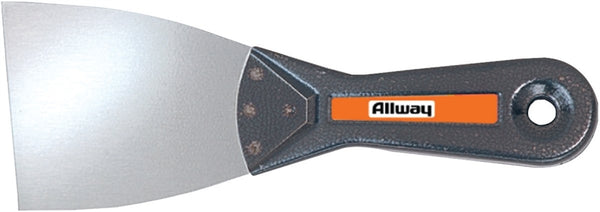 ALLWAY TOOLS T30F Wall Scraper, 3 in W Blade, Flexible Blade, Steel Blade, Steel Handle