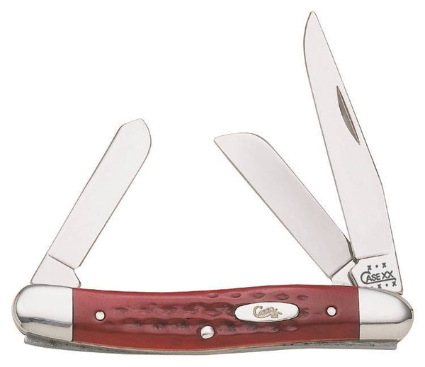 CASE 786 Folding Pocket Knife, 2.57 in Clip, 1.88 in Sheep Foot, 1.71 in Spey L Blade, Stainless Steel Blade, 3-Blade