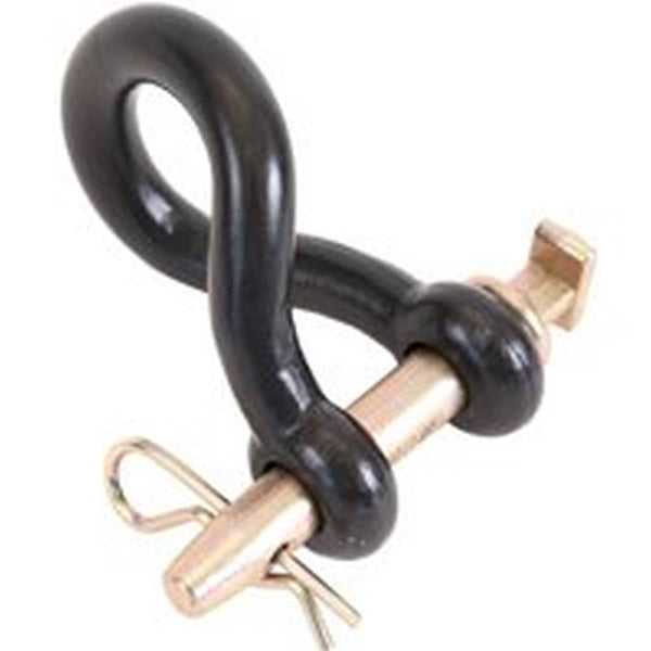 Koch 4004593/M8295 Twist Tractor Clevis, 1 in, 25000 lb Working Load, 5 in L Usable, Powder-Coated