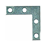 National Hardware V117 Series N114-116 Corner Brace, 4 in L, 3/4 in W, 4 in H, Steel, Zinc, 0.07 Thick Material