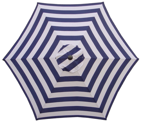 Seasonal Trends UM90BKOBD18/WT Umbrella, 2.5m/98.43 in H, 8.9 ft W Canopy, 8.9 ft L Canopy, Round Canopy