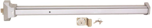 ProSource 8000-80NLS-AS Panic Bar, 32-1/2 in W, Stainless Steel/Steel/Zinc Alloy, Powder Coated, 1-3/4 in Thick Door