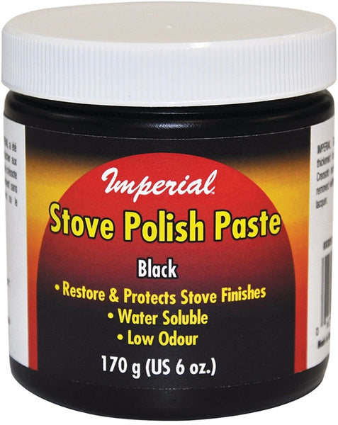 Imperial KK0059 Stove Polish, Paste, Opaque Black, Neutral Oil, 6 fl-oz Jar