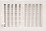 Imperial RG0309 Multi-Shutter Sidewall/Ceiling Register, 9-1/4 in L, 5-3/8 in W, 20 deg Air Deflection, 2 -Way