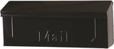 Gibraltar Mailboxes Townhouse THHB0001 Mailbox, 260 cu-in Capacity, Steel, Powder-Coated, Black, 15.2 in W, 3.9 in D