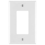 Decora M52-0PJ26-0WM Wallplate Pack, 4.88 in L, 3.13 in W, 1 -Gang, Nylon, White