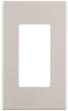 Leviton C42-80301-00W Wallplate, 4.61 in L, 2-3/4 in W, 1 -Gang, Polycarbonate, White