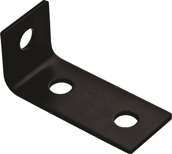 National Hardware 1152BC Series N351-477 Corner Brace, 3-1/2 in L, 1-1/2 in W, 1.6 in H, Steel, Powder-Coated