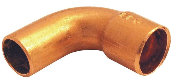 EPC 31396 Street Pipe Elbow, 3/8 in, Sweat x FTG, 90 deg Angle, Copper