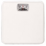 Taylor 20004014EXP Bathroom Scale, 300 lb Capacity, Analog Display, Steel Housing Material, White, 10-1/2 in OAW