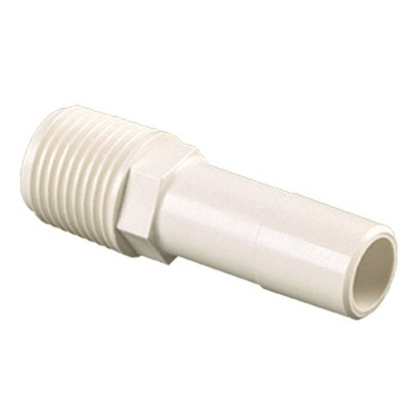 WATTS 35 Series 3527-1008 Stem Connector, 1/2 in, CTS x MPT, Polypropylene, Off-White