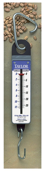 Taylor 3070 Hanging Scale, 70 lb Capacity, Analog Display, Steel Housing Material, lb