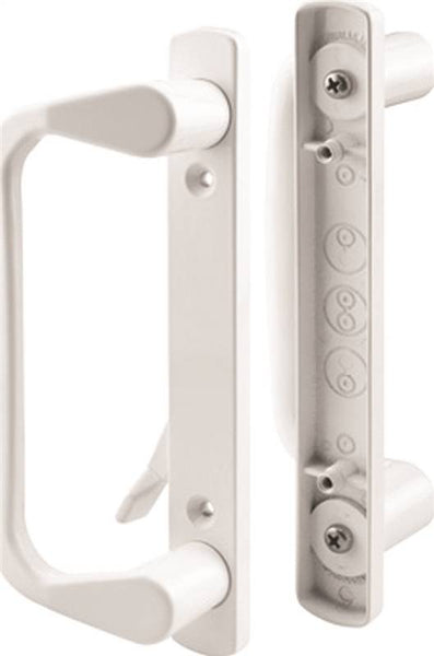 Prime-Line C 1178 Handle Set, Aluminum, Painted, 1-3/8 to 1-7/8 in Thick Door