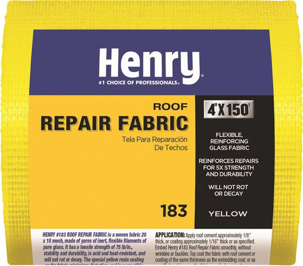 Henry HE183195 Siding, 150 ft L, 4 in W, Fiberglass, Yellow
