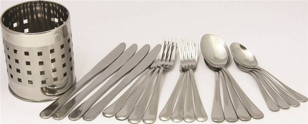 CHEF CRAFT 21710 Flatware Set, 20-Piece, Stainless Steel